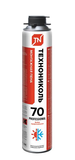 Пена монтажная ТЕХНОНИКОЛЬ 70 PROFESSIONAL всесезонная