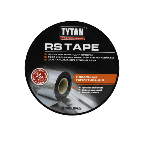 Лента битумная для кровли Tytan Professional RS TAPE 10смх10м алюминий (01208)