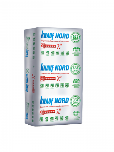 Утеплитель Кnauf Nord TS033 100х600х1250 (4,5м2, 0,45м3)