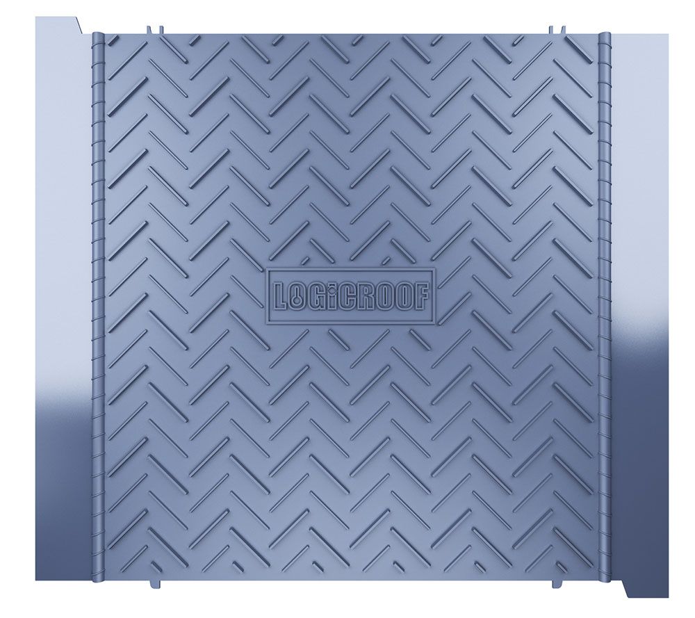 ПВХ Технониколь Logicroof Walkway Puzzle дорожка серая 0,6х0,6м