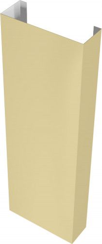 Полустолб для С20 0,45 ПЭ с пленкой RAL 1014 слоновая кость (2,0м)