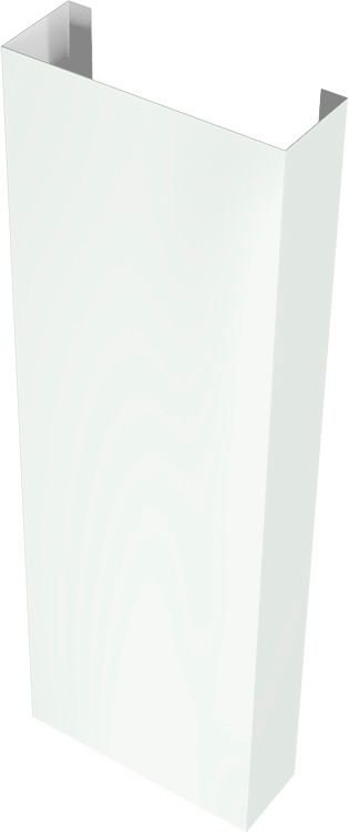 Полустолб для С20 0,5 Сатин с пленкой RAL 9003 сигнальный белый (2,5м)