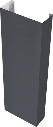 Полустолб для С21 0,45 Drap с пленкой RAL 7024 мокрый асфальт (2,0м)