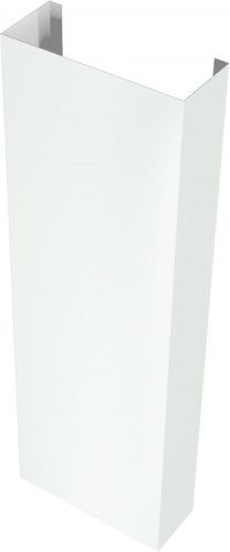 Полустолб для С21 0,45 Drap с пленкой RAL 9003 сигнальный белый (2,5м)
