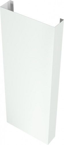 Полустолб для С8,С10 0,45 Drap с пленкой RAL 9003 сигнальный белый (1,5м)