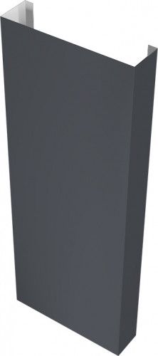 Полустолб для С8,С10 0,5 PurPro матовый с пленкой RAL 7024 мокрый асфальт (1,8м)