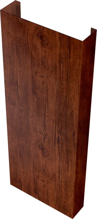 Полустолб для С8,С10 0,45 Принт Премиум с пленкой Бразильская вишня Фреш TwinColor (2,0м)