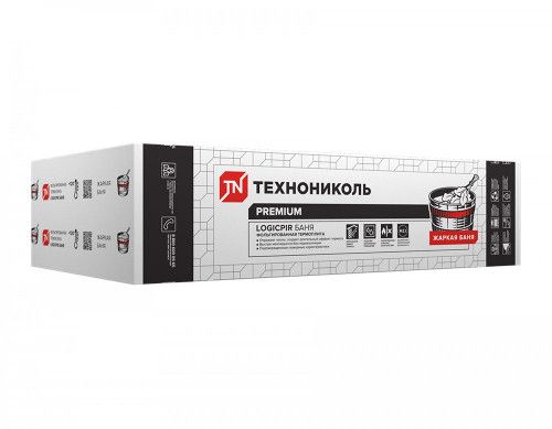 Плита теплоизоляционная Logicpir Баня Ф/Ф Г1 L-1190х590х40 (4,212м2)