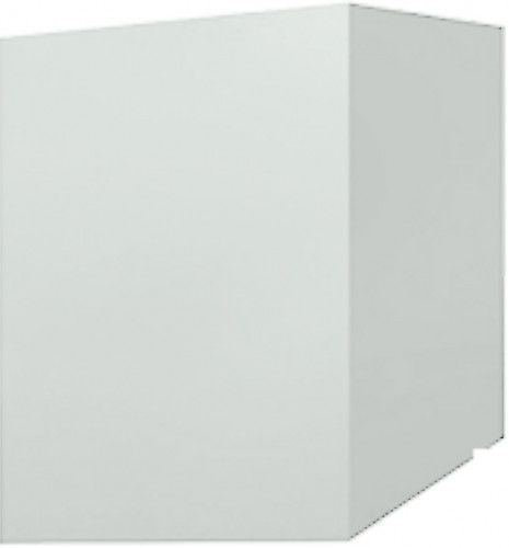 Кожух скатный д850/ш420/в1-2200/в2-1350 0,45 Drap с пленкой RAL 9003 сигнальный белый