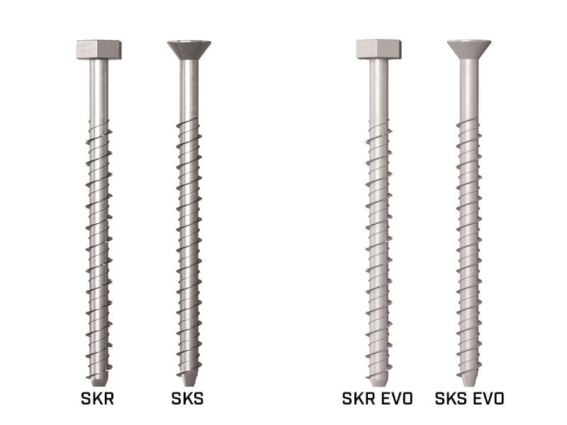 Анкер винтовой Rothoblaas по бетону SKR 7,5X80 (50 шт) (SKR7580)