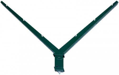 Наконечник V на столб 62х55 RAL 6005