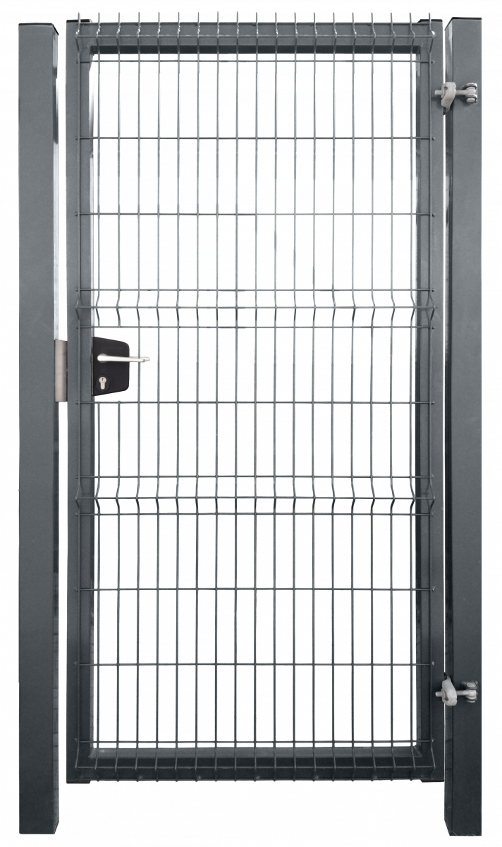 Калитка Profi с замком 2,03х1 RAL 7040