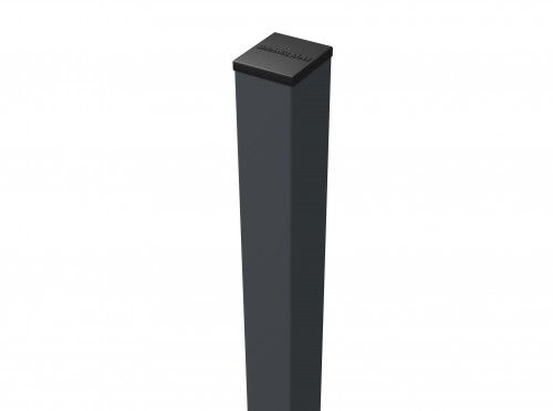 Столб 62х55х1,4х2500 RAL 7024 5 отверстий (1,53/1,73/2,03)