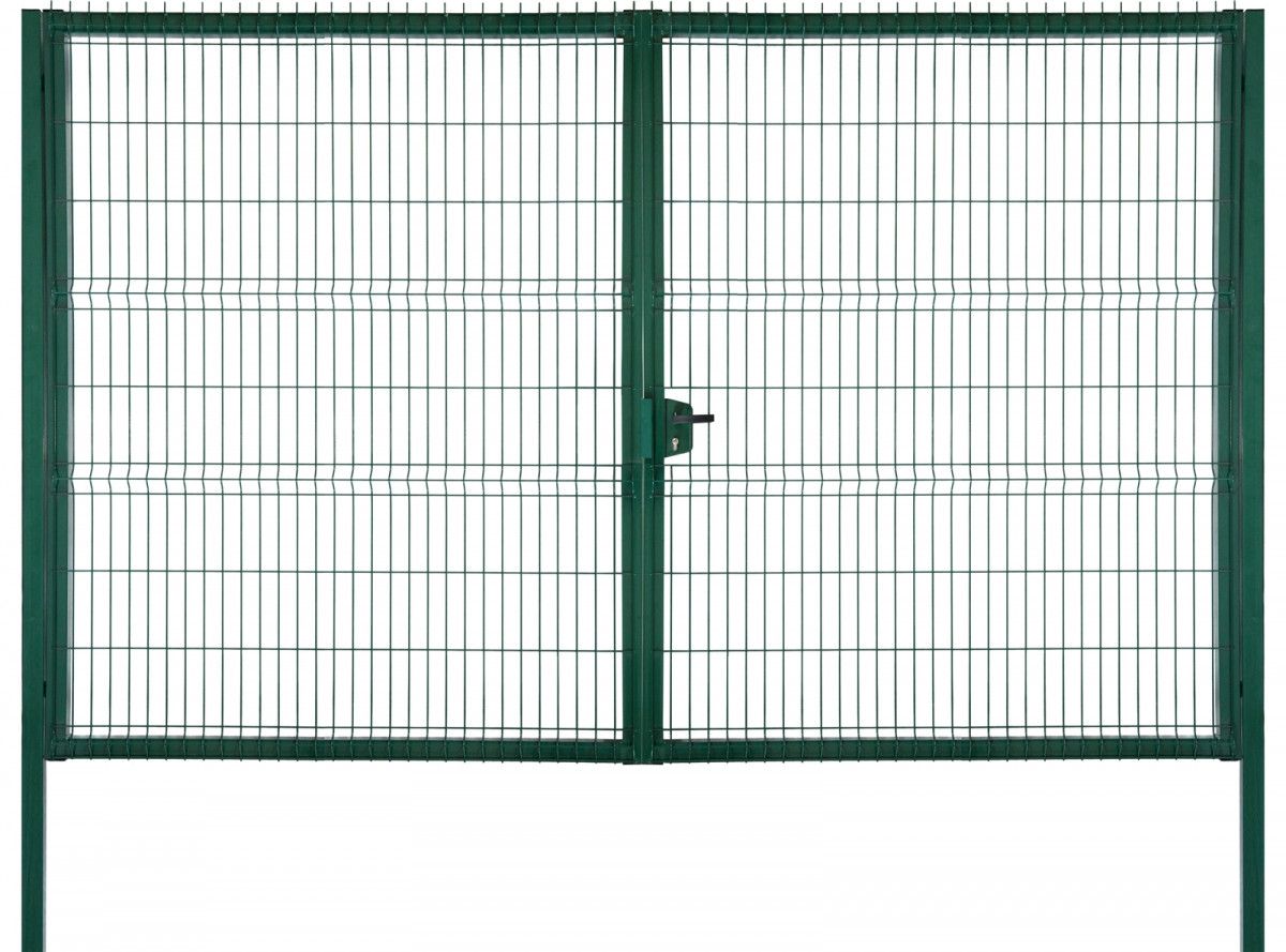 Ворота Profi с замком 1,73х4,0 RAL 6005