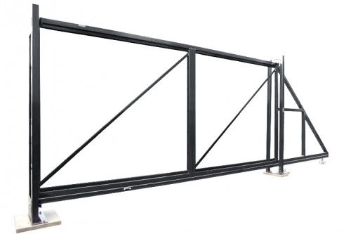 Ворота откатные Colority цинк 2,03x4,0 RAL 7024