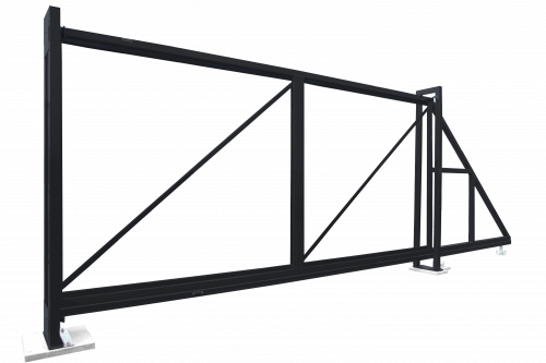 Ворота откатные Colority цинк 2,03x5,0 RAL 7024