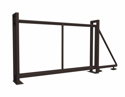 Ворота откатные Colority цинк 2,03x3,5 RR 32