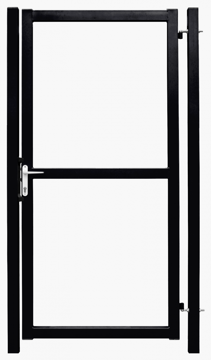 Калитка Colority цинк с замком 1,8х1 RAL 9005
