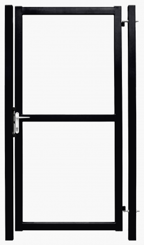 Калитка Colority цинк с замком 1,8х1 RAL 9005