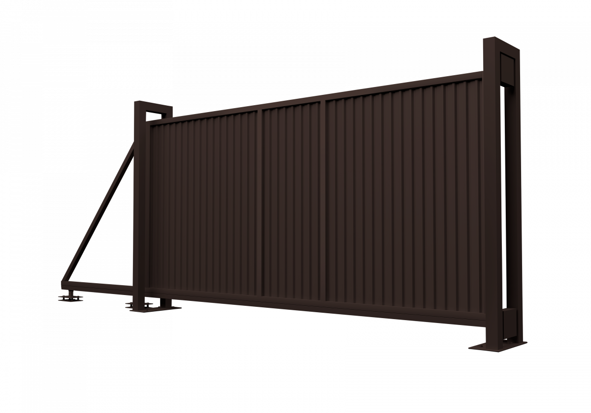 Ворота откатные Estet 2,0х4,5 RAL RR32