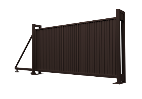 Ворота откатные Estet 2,0х4,5 RAL RR32
