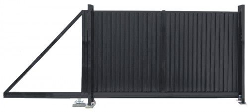 Ворота откатные Estet 2,0х3,5 RAL 7024