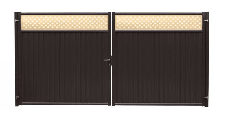 Ворота Estet Plus 2,0х3,6 RAL RR32/1014