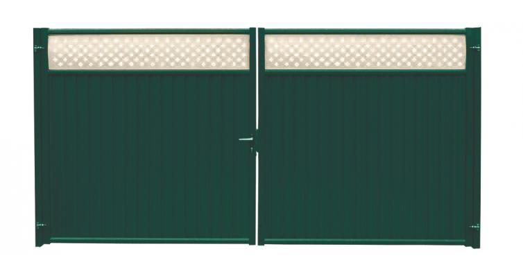Ворота Estet Plus 2,0х3,6 RAL 6005/1013