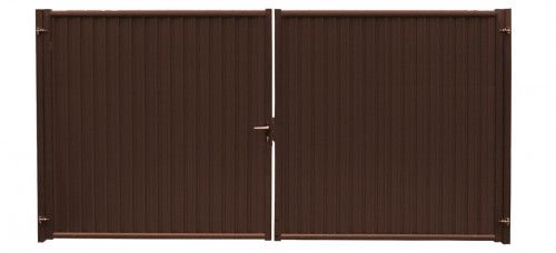 Ворота Estet 1,65х3,6 RAL 8017