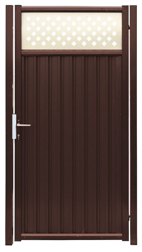Калитка Estet Plus 2,4х1 RAL 8017/1014