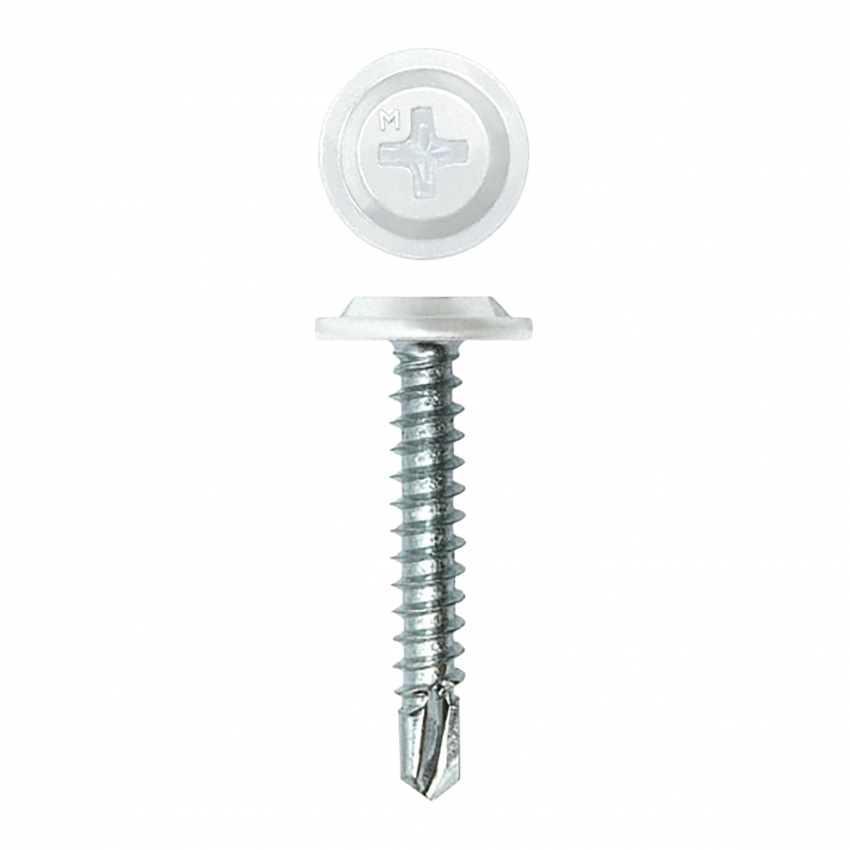 Саморез ПШС Daxmer Pro 4,2х25 (500 шт) шлиц PH2 RAL 9003