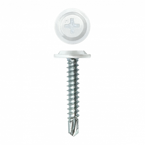 Саморез ПШС Daxmer Pro 4,2х25 (500 шт) шлиц PH2 RAL 9003