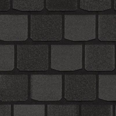 Картинка товара Двухслойная гибкая черепица CertainTeed Highland Slate black granite