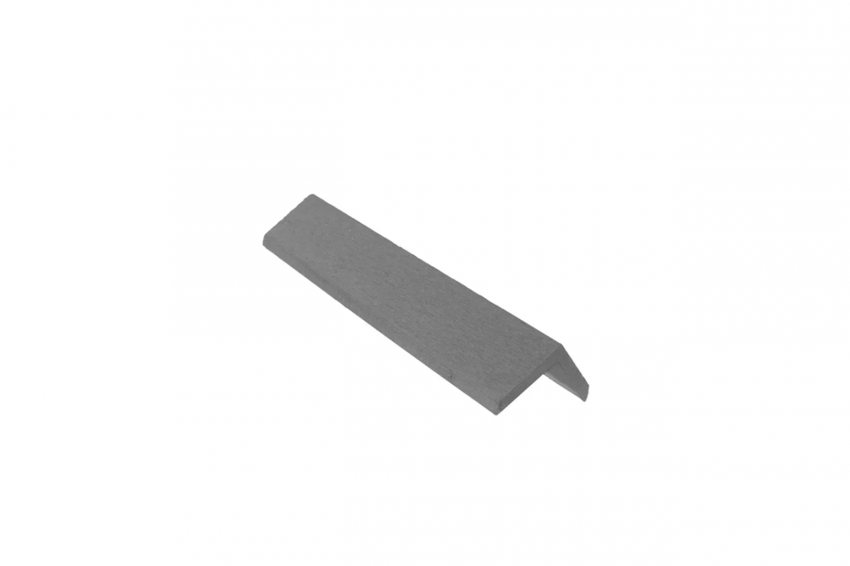 Профиль угловой террасная доска (CM Decking) 2000х50х38х8мм графит (graphite)