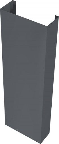 Полустолб для С21 0,45 Drap TwinColor с пленкой RAL 7024 мокрый асфальт (2,0м)