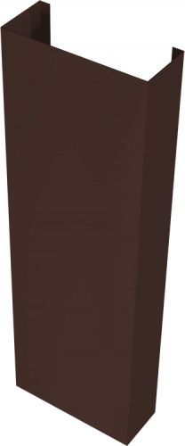 Полустолб для С21 0,45 Drap TwinColor с пленкой RAL 8017 шоколад (2,5м)