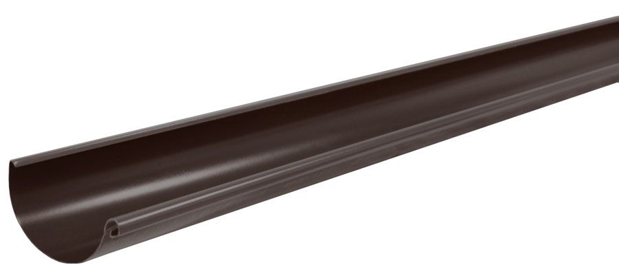 Желоб полукруглый 150мм 3м матовый RAL 8017
