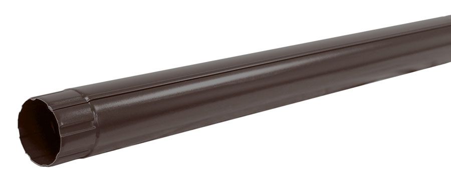 Труба круглая 100мм 3м матовый RAL 8017