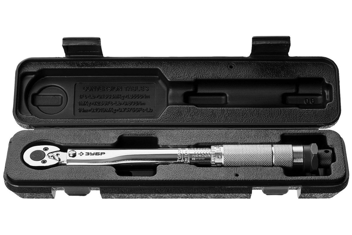 Ключ динамометрический Зубр профессионал 1/4″ 2-24Нм (64091-025_z01)