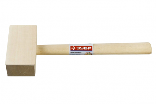 Киянка Зубр деревянная прямоугольная 70x50мм 0,34кг (2045-06)