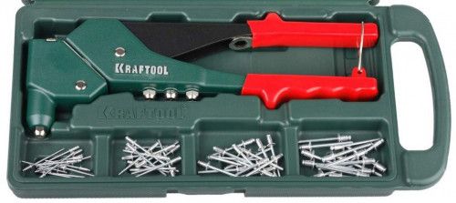 Заклепочник поворотный Kraftool RX-7 360° в кейсе с набором заклепок (31176-H6_z01)