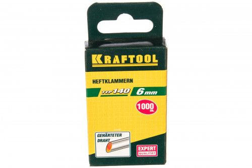 Скобы для степлера Kraftool 6мм широкие тип 140 1000шт (31680-06)