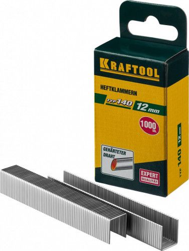 Скобы для степлера Kraftool 12 мм широкие тип 140 1000шт (31680-12)