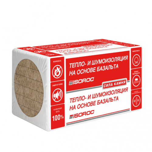 Утеплитель Isoroc П-75 1000х600х50мм (0,24м3)