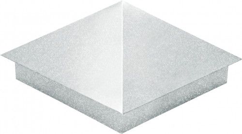Колпак на столб 550х410мм 0,5 Zn